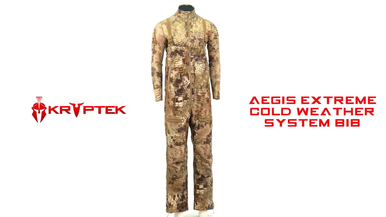 opplanet kryptek aegis extreme cold weather bib system 3d showcase video