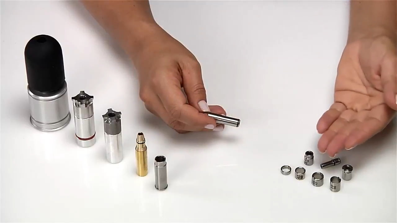 opplanet laser ammo surestrike laser cartridge adapter sleeves video