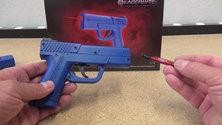 opplanet laserlyte trigger tyme compact trainer pistol sight flv