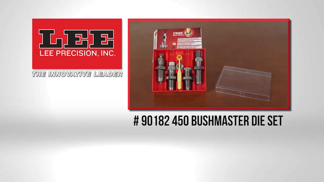 opplanet lee 450 bushmaster die set video
