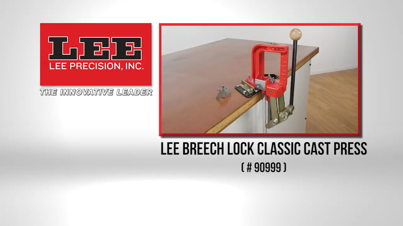 opplanet lee breech lock classic cast press video