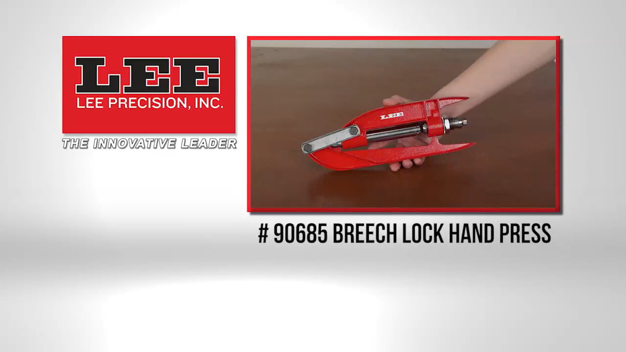 opplanet lee breech lock hand press video