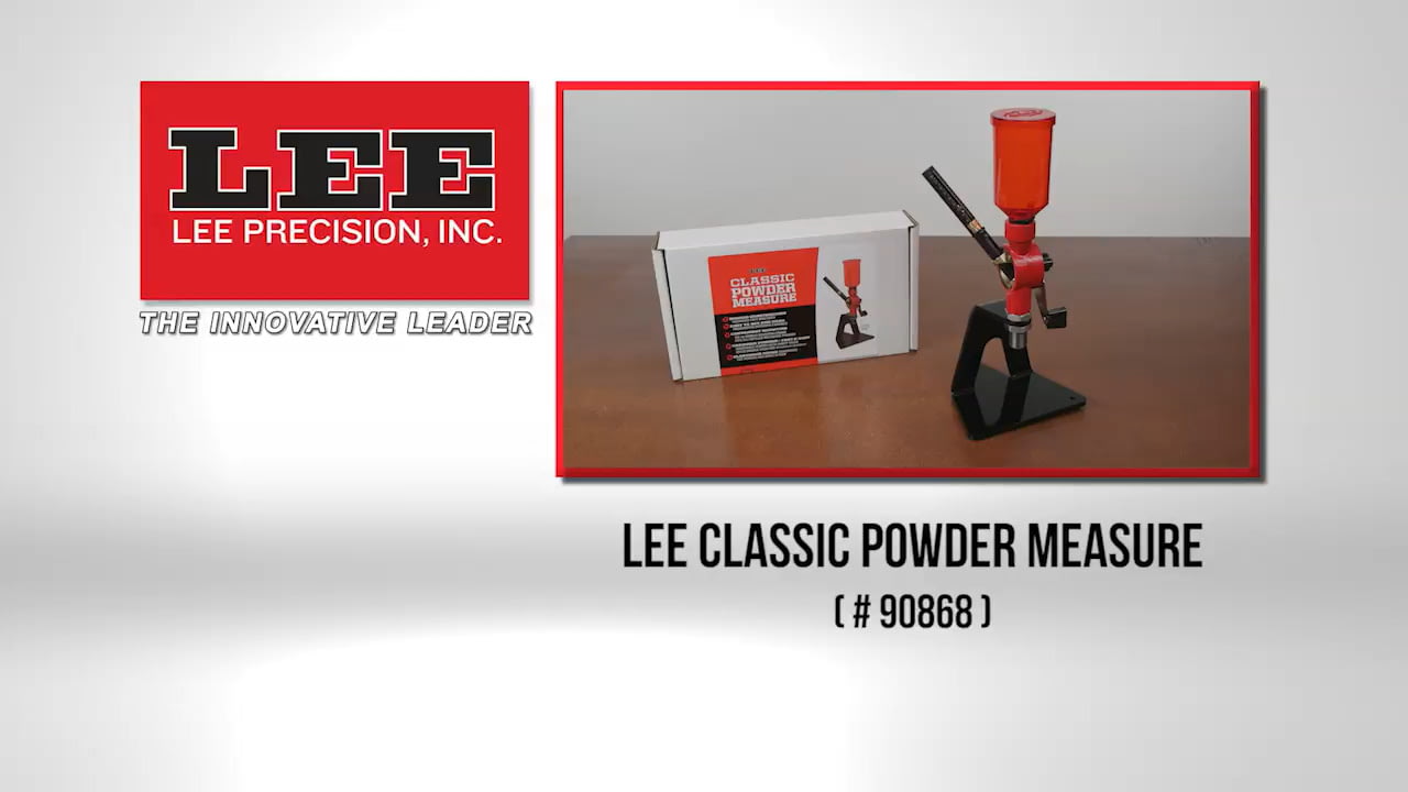 opplanet lee classic powder measure video