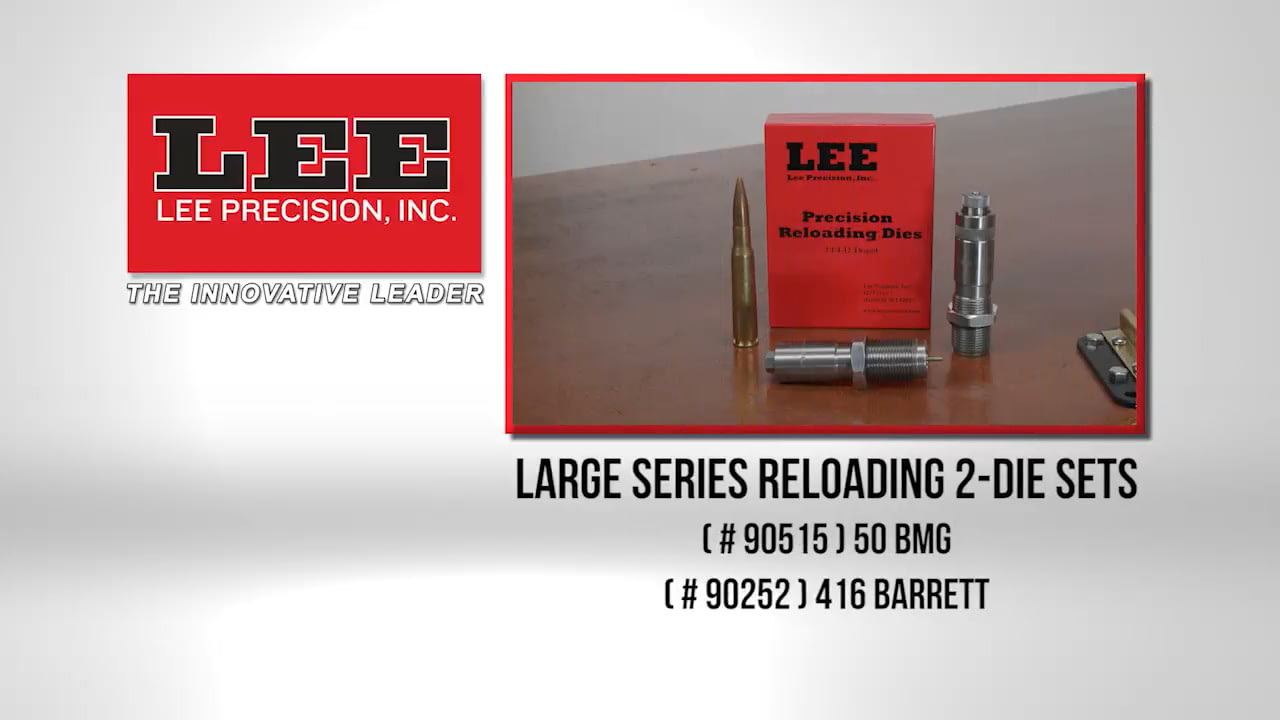opplanet lee large series reloading 2 die sets video