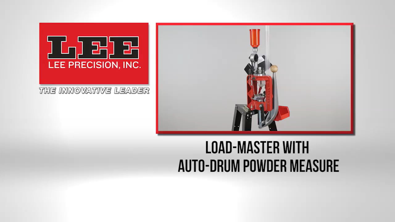 opplanet lee load master with auto drum powder measure video