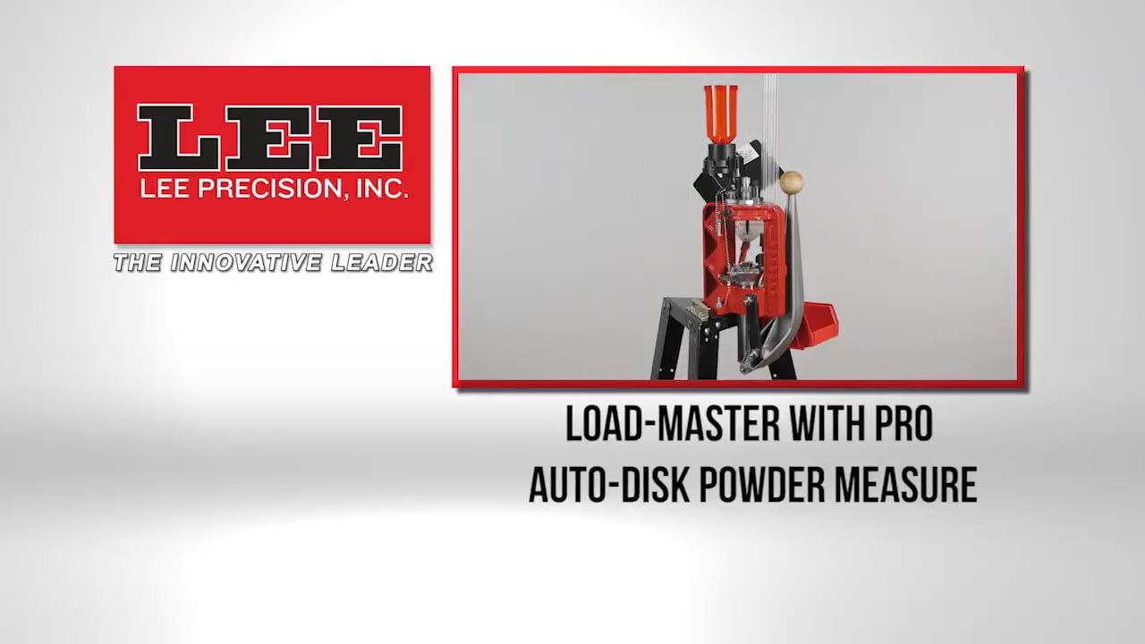 opplanet lee load master with pro auto disk powder measure video