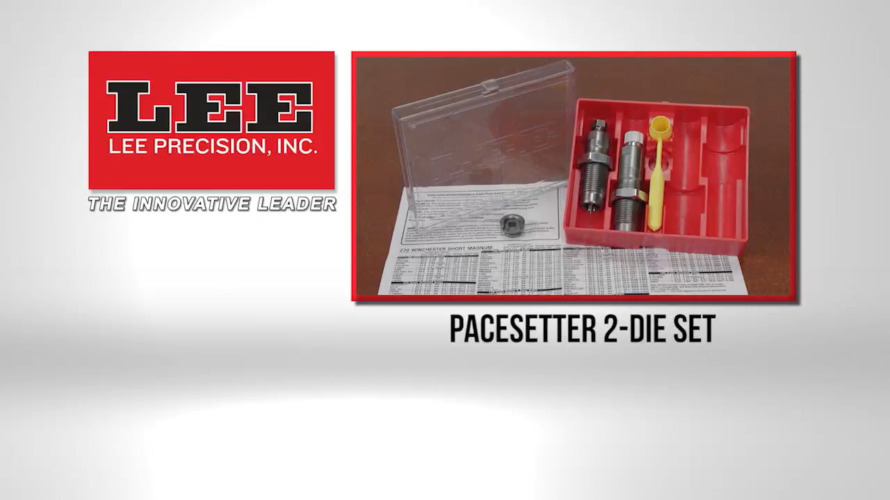 opplanet lee pacesetter 2 die set video