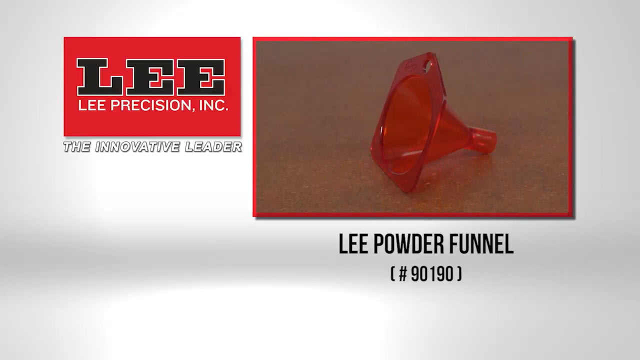opplanet lee powder funnel video