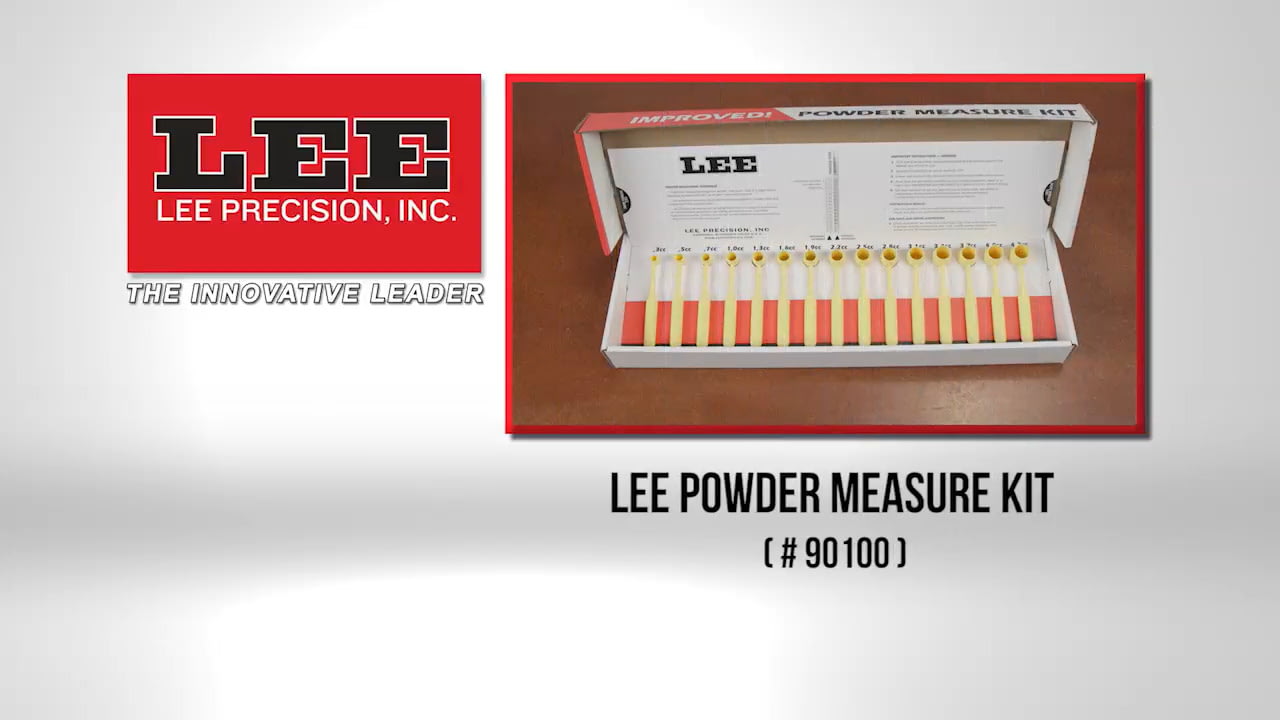 opplanet lee powder measure kit video