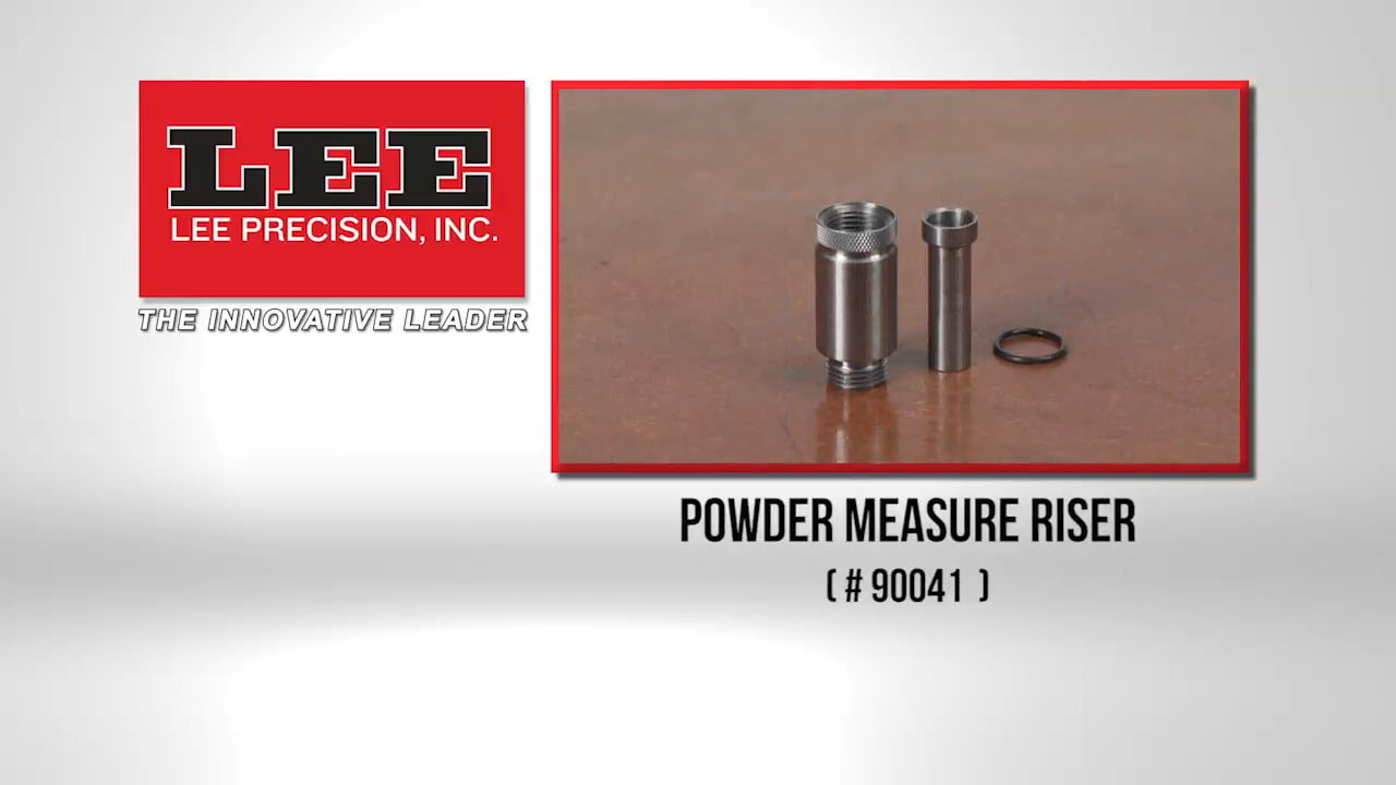 opplanet lee powder measure riser video