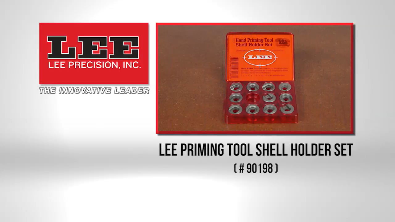 opplanet lee priming tool shell holder set video