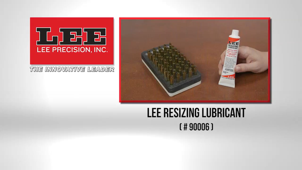 opplanet lee resizing lubricant video