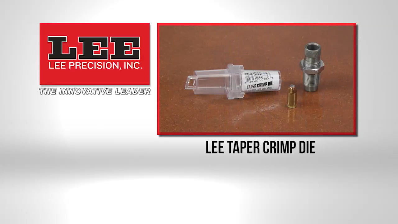 opplanet lee taper crimp die video