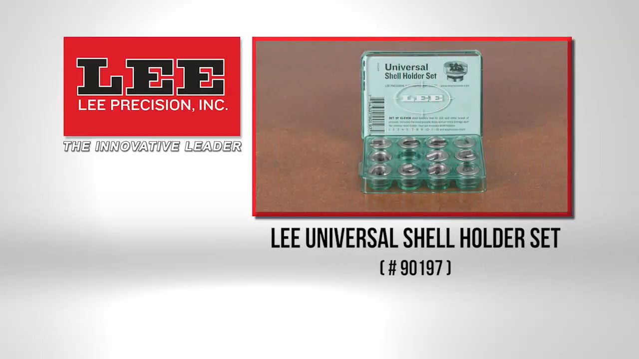 opplanet lee universal shell holder set video