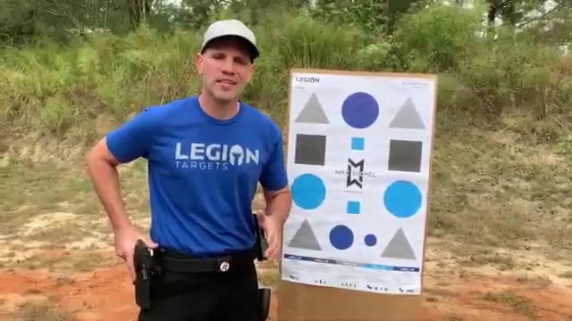opplanet legion targets world champion shooter max michel training paper target video