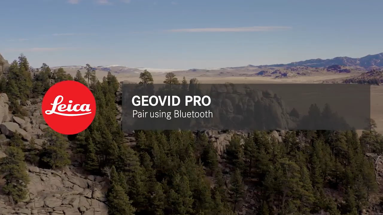 opplanet leica geovid pro pairing with bluetooth video