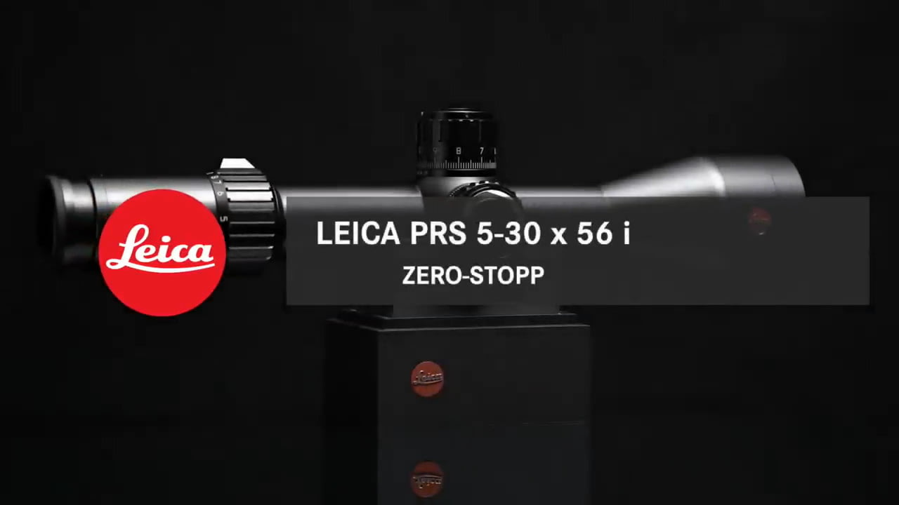opplanet leica prs precision rifle scope zero stop video