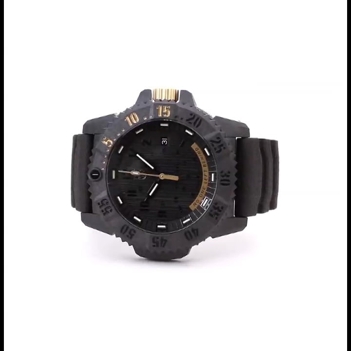opplanet luminox master carbon seal military dive watch video