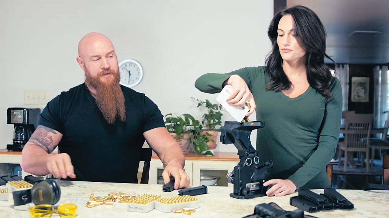 opplanet magpump 9mm magazine loader brain vs brawn video