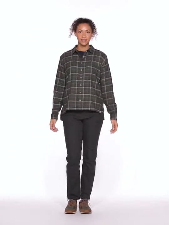 opplanet marmot fairfax boyfriend midweight flannel womens video