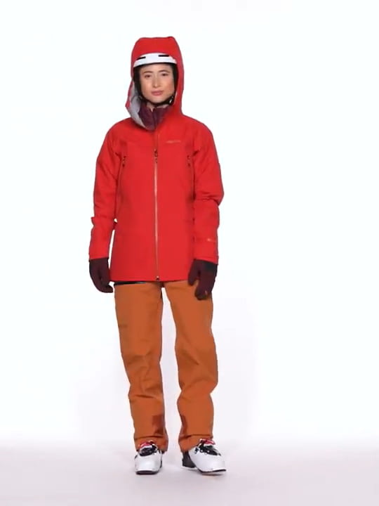 opplanet marmot orion gore tex jacket womens video