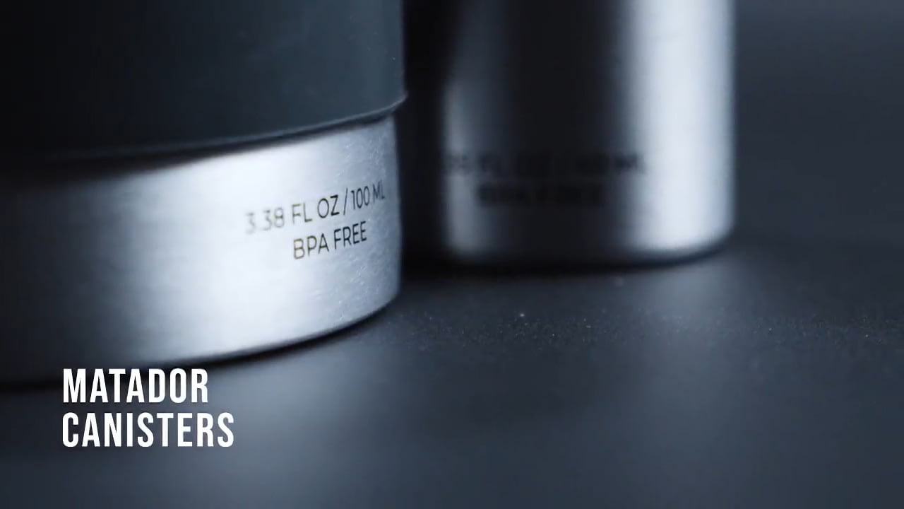 opplanet matador waterproof travel canisters product demo video