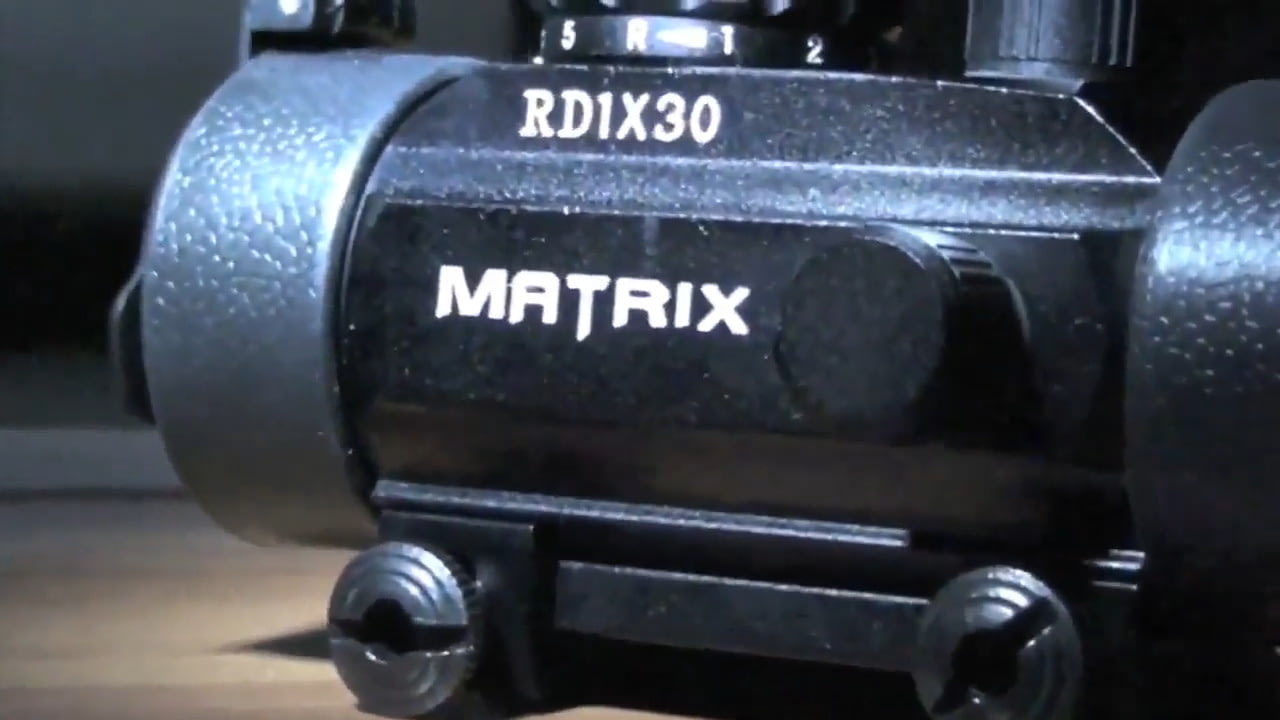 opplanet matrix red and green dot sight review video
