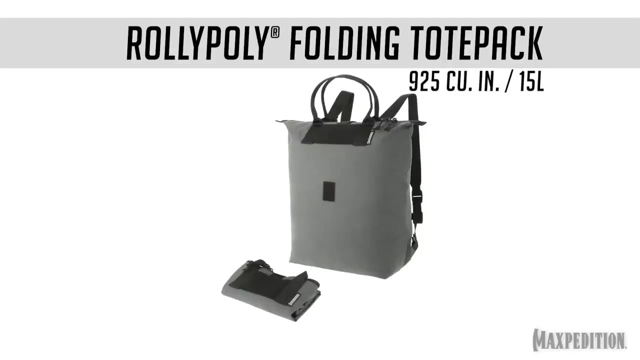 opplanet maxpedition rollypoly folding totepack video