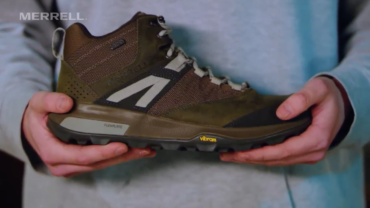 opplanet merrell zion vibram megagrip hiking boot video