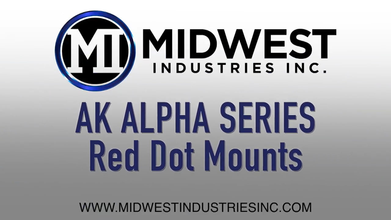 opplanet midwest industries ak alpha series railed dot mount video