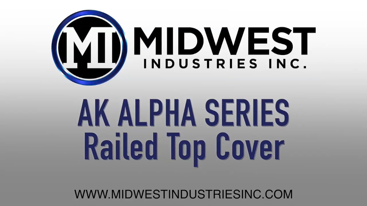 opplanet midwest industries ak alpha series railed top cover video