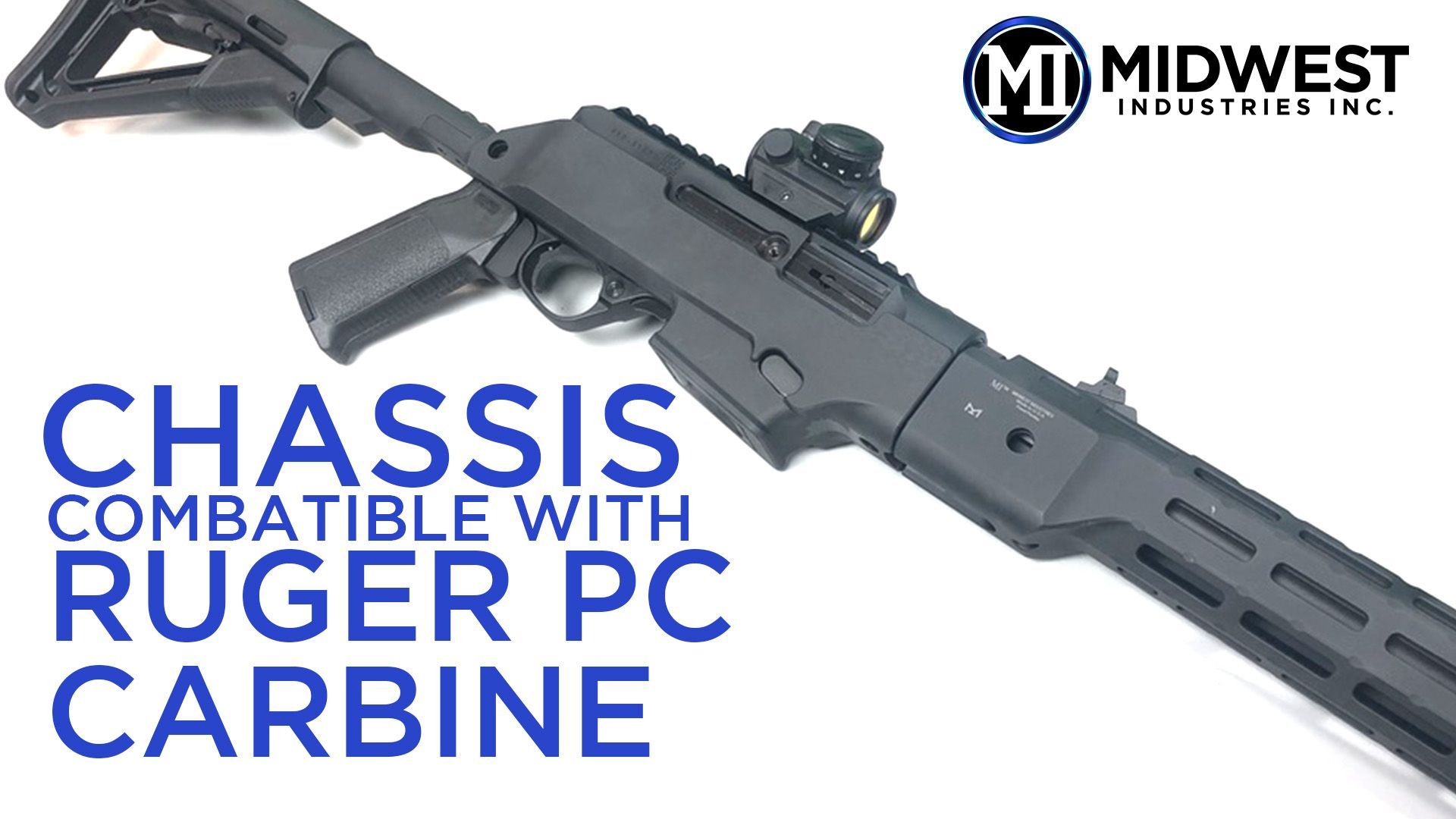 opplanet midwest industries chassis for the ruger pc carbine video
