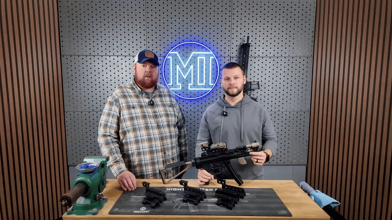 opplanet midwest industries mp5 mp5k night vision optic mounts video