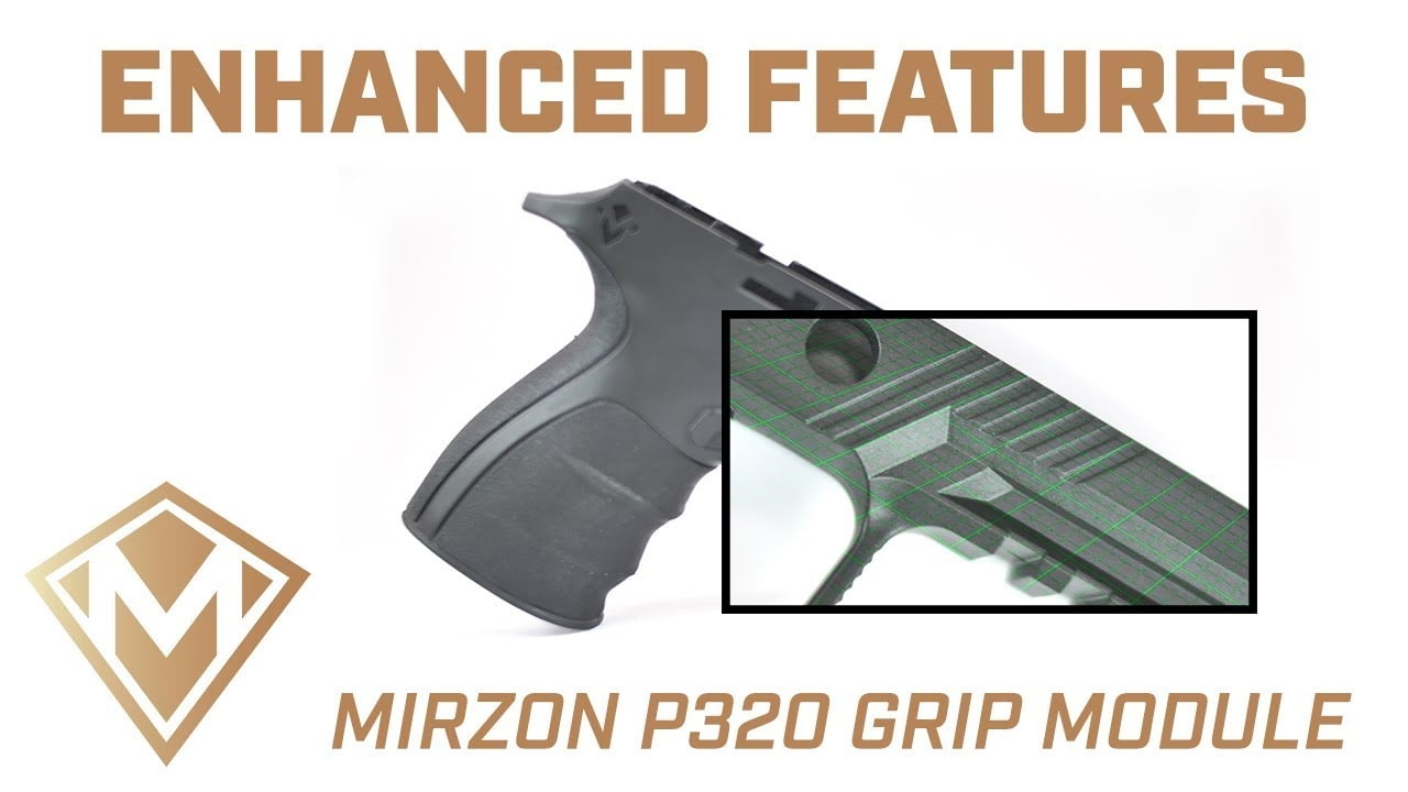 opplanet mirzon enhanced grip module for sig sauer p320 features video