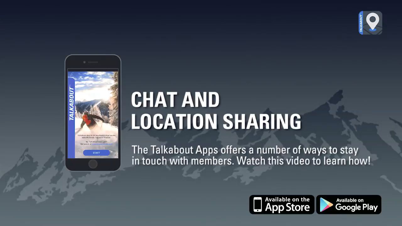 opplanet motorola t800 talkabout how to chat and location sharing video