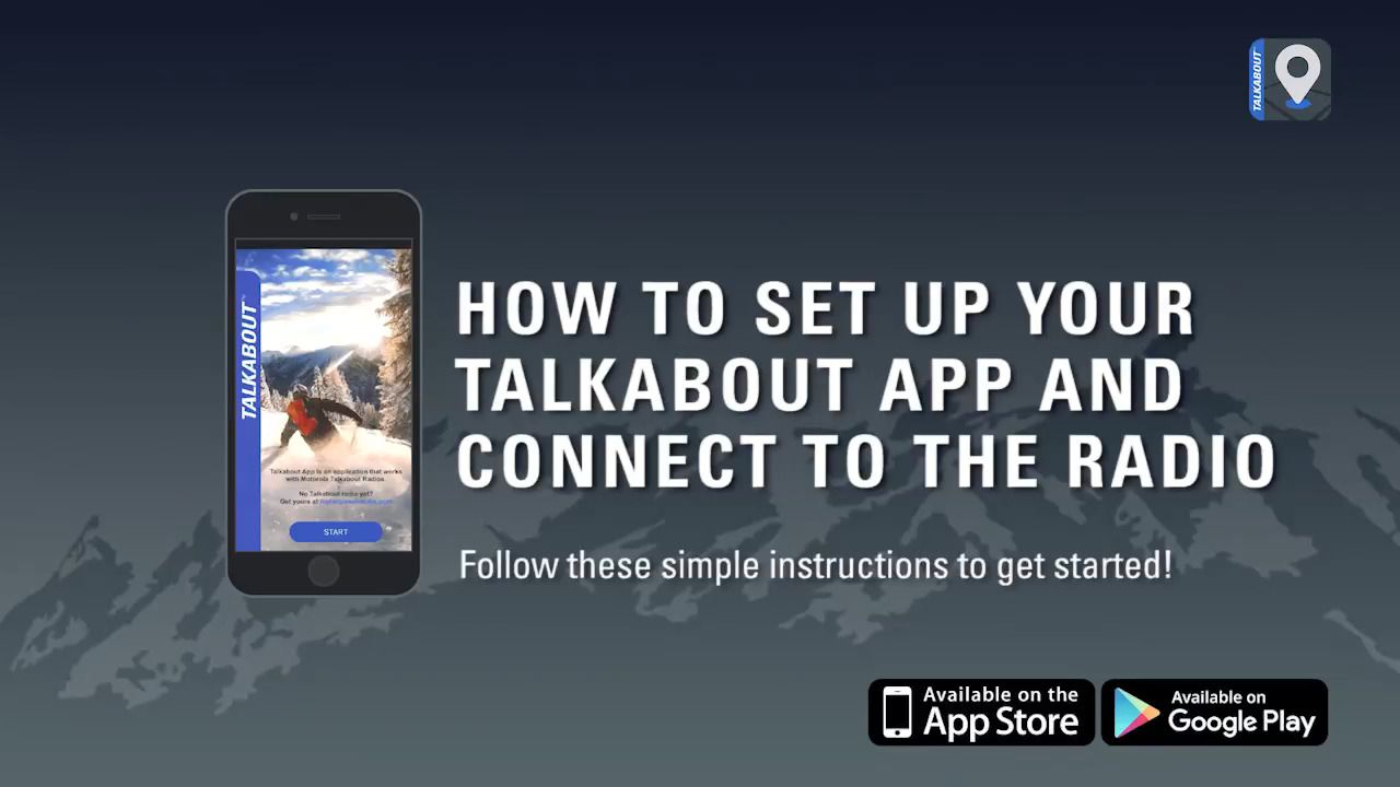 opplanet motorola t800 talkabout how to setting up talkabout app video