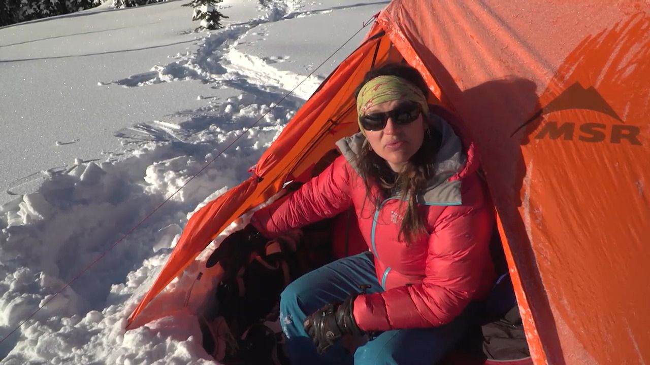 opplanet msr access winter tents setup video