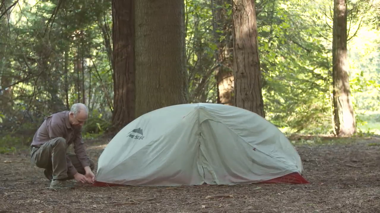 opplanet msr carbon reflex ultralight tent video
