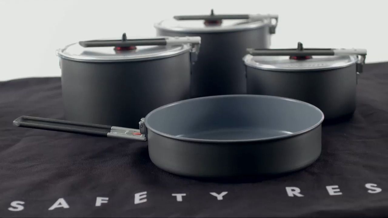 opplanet msr ceramic nonstick aluminum cookware video