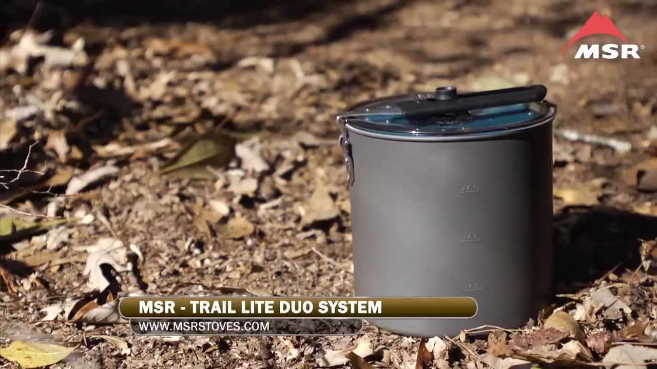 opplanet msr cookware trail lite duo system video