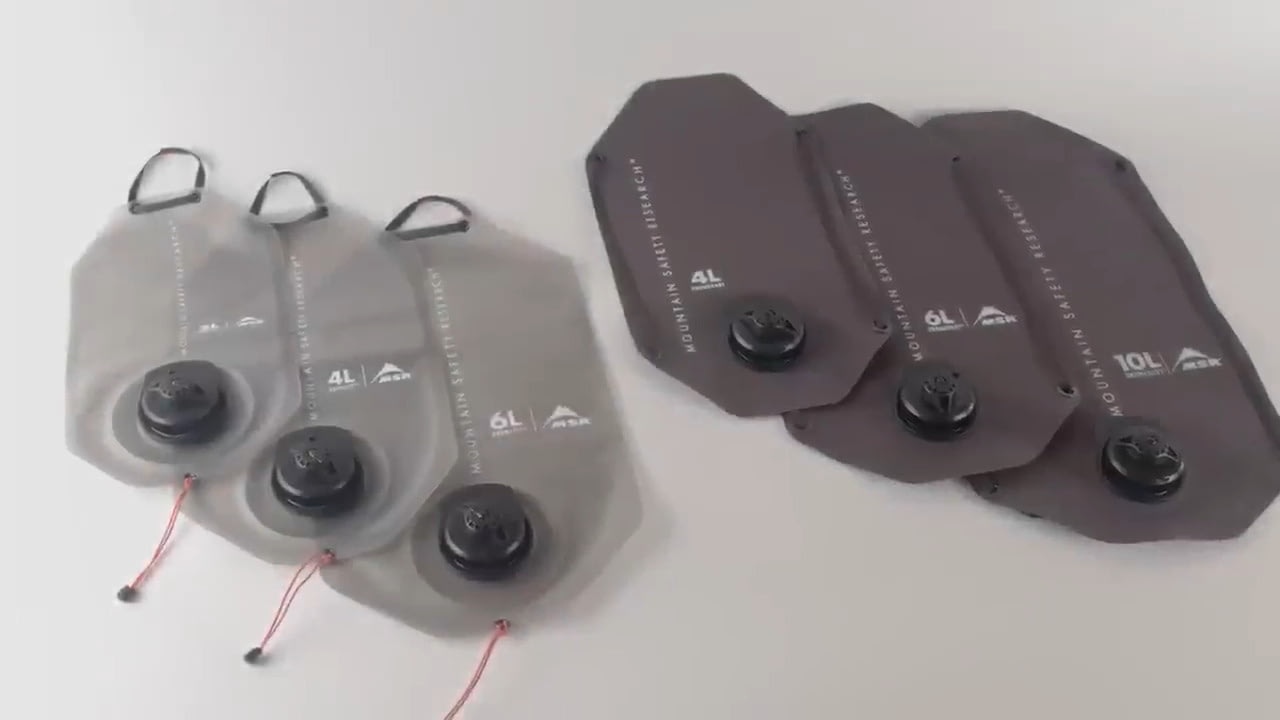 opplanet msr dromedary dromlite water storage bags video