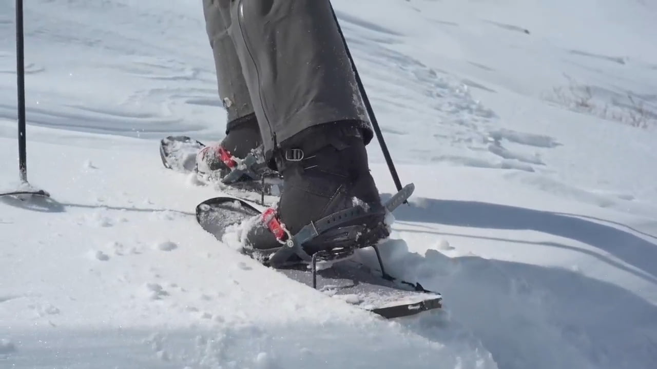 opplanet msr tips for choosing your snowshoe binding and perfecting its fit video