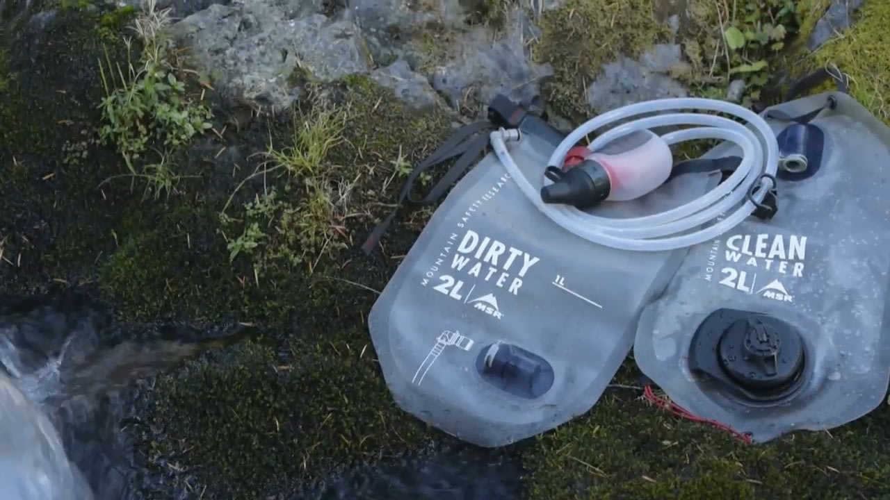 opplanet msr trail base water filter kit video