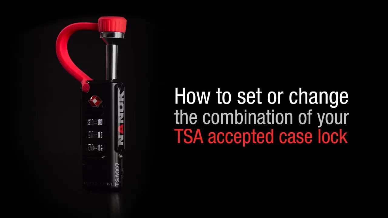 opplanet nanuk tsa accepted case lock set combination video