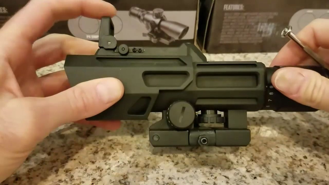 opplanet ncstar ado flip up reflex fix video