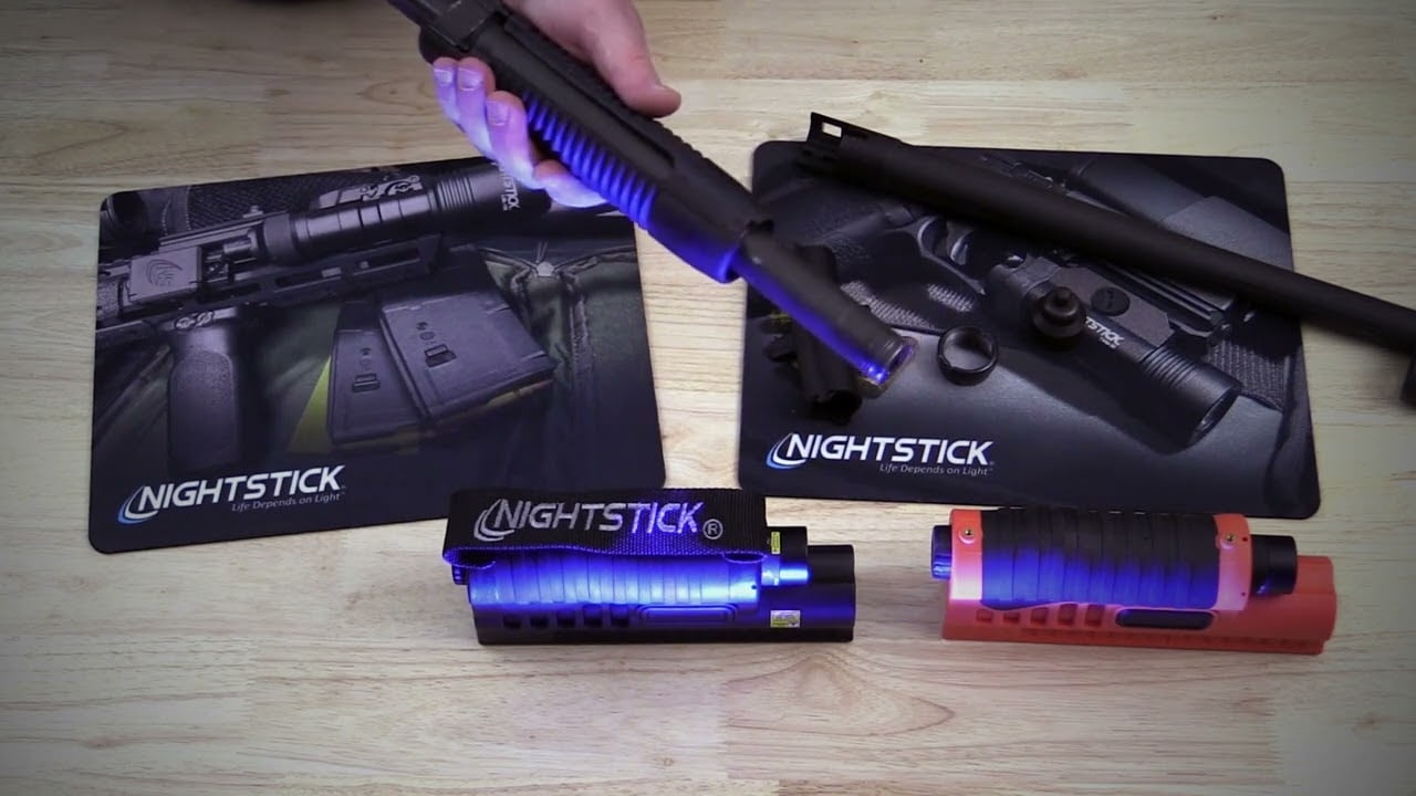 opplanet nightstick sfl series shotgun forend light installation video