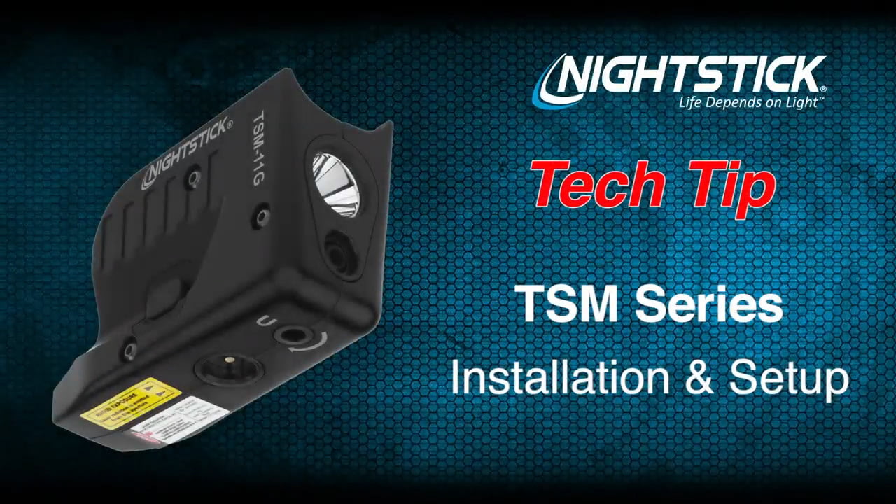 opplanet nightstick techtips installing tsm series weapon light video