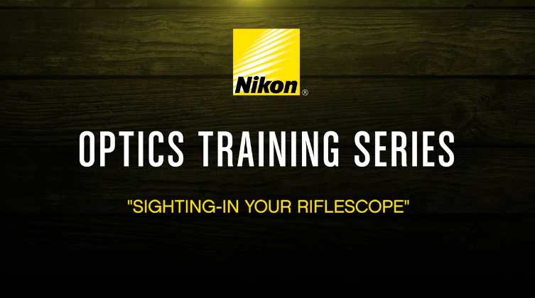opplanet nikon sighting in your riflescope flv