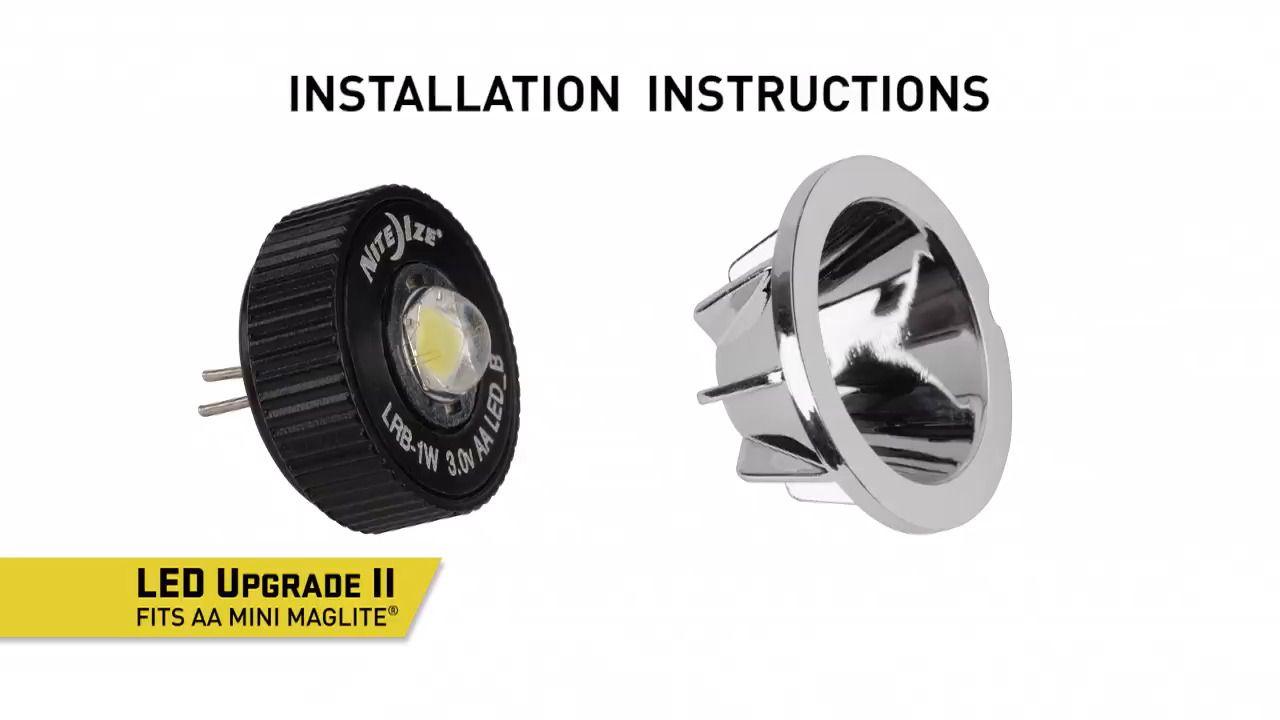 opplanet nite ize led upgrade ii installation instructions video
