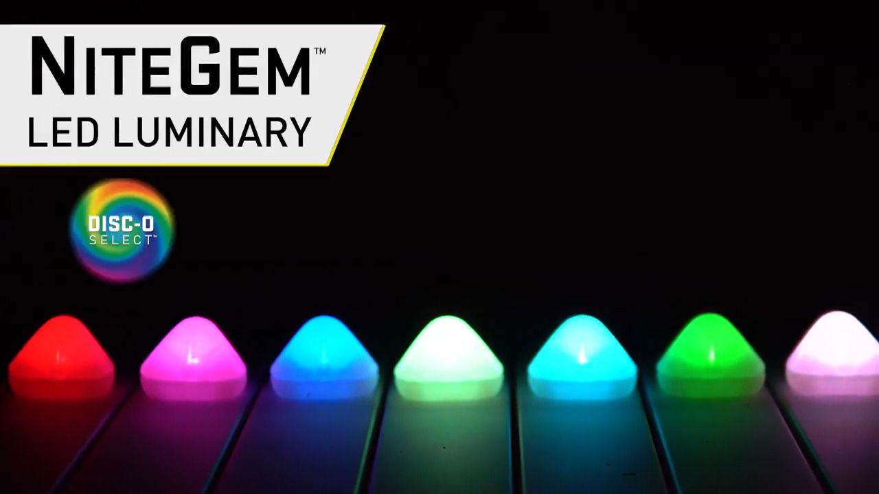 opplanet nite ize nitegem led luminary disc o select video